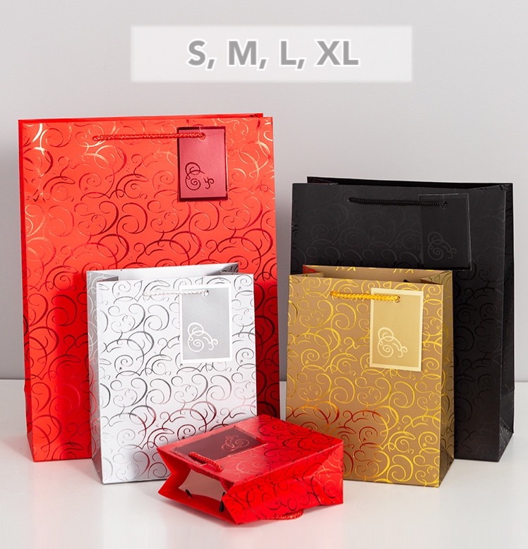 ถุงของขวัญ กระดาษทรงกล่องลายไทยสวยงาม